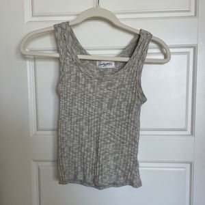 Carly Jean Los Angeles Krista tank in gray - size Small